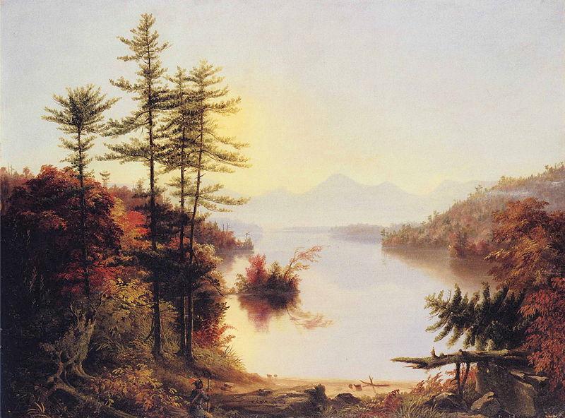 Thomas Cole View on Lake Winnipiseogee oil painting image